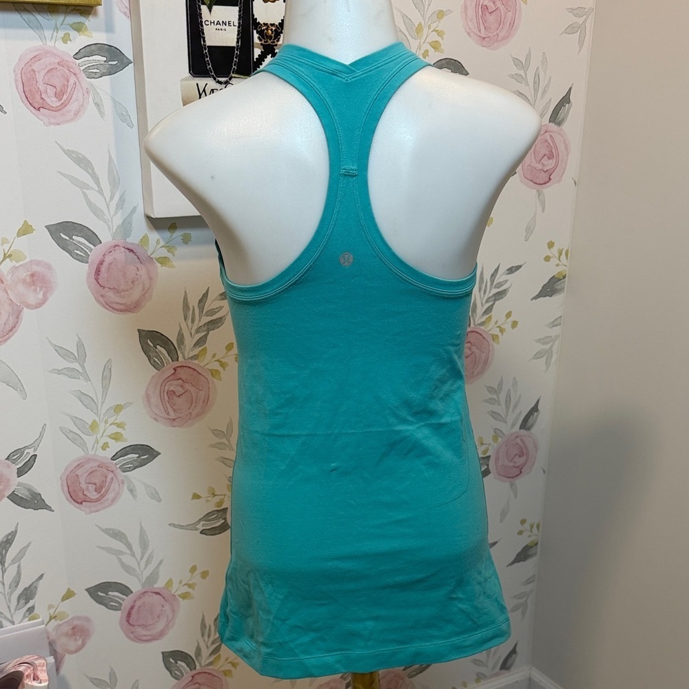 Lululemon Athletica Cool Racerback Teal Tank